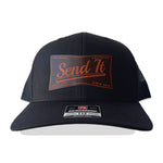Send It Leather Patch Trucker Hat
