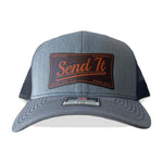 Send It Leather Patch Trucker Hat