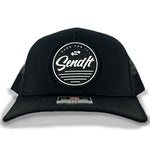 Black trucker hat with a 'Send It' PVC patch on the front.