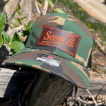 Send It Leather Patch Trucker Hat