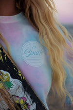 Send It Women's Crop Crewneck Sweatshirt Lightweight