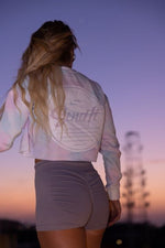 Send It Women's Crop Crewneck Sweatshirt Lightweight