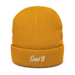 Send It Script Cuffed Beanie
